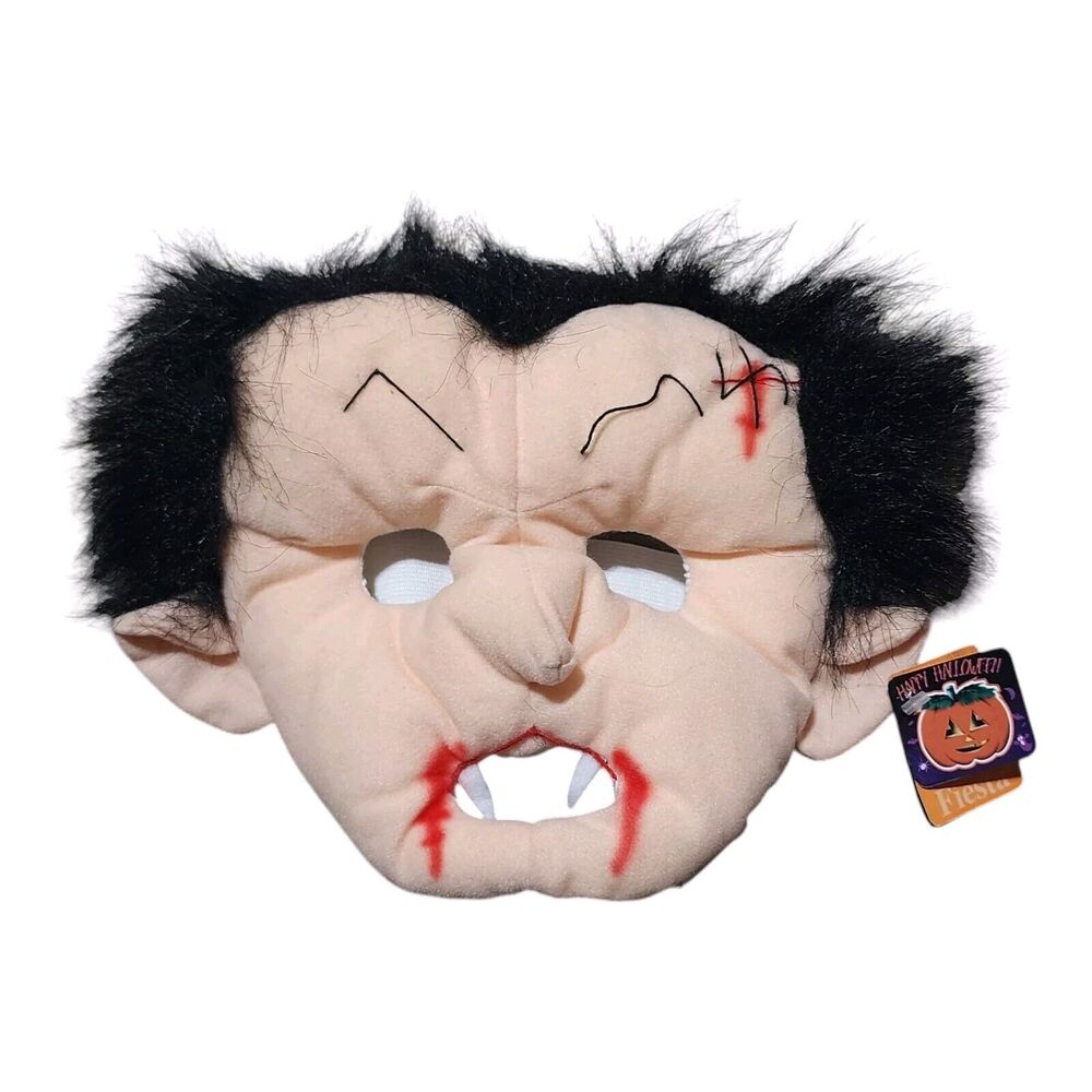 1998 Fiesta Halloween Dracula Vampire Mask NWT New